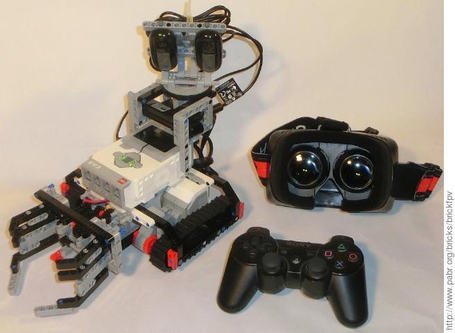 First-person view and remote control with LEGO Mindstorms